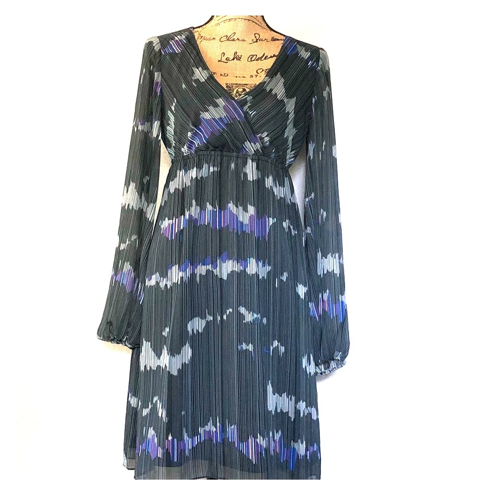 Retro Lightweight Long-sleeve Dress